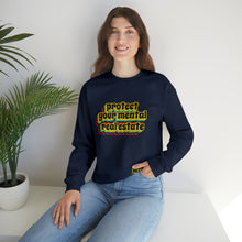 Load image into Gallery viewer, MTC "Protect Your Mental Real Estate" Unisex Sweatshirt
