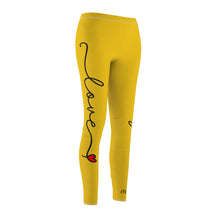 Load image into Gallery viewer, MTC "Love" leggings (yellow)