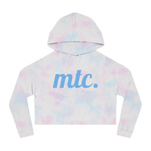 Load image into Gallery viewer, MTC Women’s Cropped "Cotton Candy" Hooded Sweatshirt