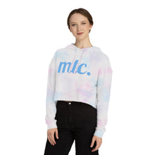 Load image into Gallery viewer, MTC Women’s Cropped "Cotton Candy" Hooded Sweatshirt