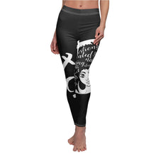 Load image into Gallery viewer, MTC &quot;Moves, Travel, Connect&quot; leggings (Black)
